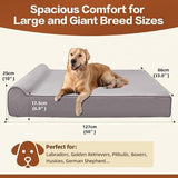 Hawkmar Orthopedic Dog Bed with Memory Foam Support for Large Breeds