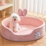 CuddleNest | Small Dog and Cat Bed Bunny-Ear Style Machine Washable