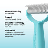 Furtail | Dog and Cat Deshedder Dual Blade for Long Coats, Available in 3-Pack