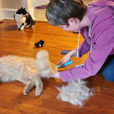 Furtail | Dog and Cat Deshedder Dual Blade for Long Coats, Available in 3-Pack