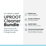 Furtail | Dog and Cat Hair Remover Kit Uproot Pro Reusable, 3-Piece Set