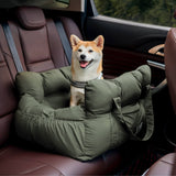 Nestara | Dog Car Seat Bed Cotton with Adjustable Safety Harness, 8 Colors