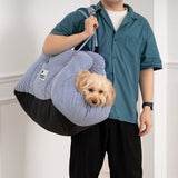 Nestara | Dog Car Seat Bed Cotton with Adjustable Safety Harness, 8 Colors