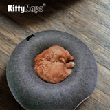 Nestara | Cat Bed Soft Plush Supportive for All Breeds and Sizes