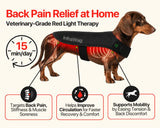 Bristow | Dog Red Light LED Device Rechargeable, Available in 3 Sizes