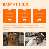 Pawshield | Dog Pest Control Collar Adjustable Fit for All Breeds