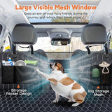 Pawtastic | Dog Rear Car Seat Extender and Travel Hammock with Storage