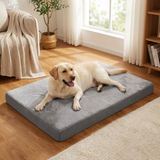 Nestara | Dog Crate Bed Orthopedic Memory Foam Machine Washable, 5 Sizes