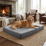 Nestara | Dog Crate Bed Orthopedic Memory Foam Machine Washable, 5 Sizes