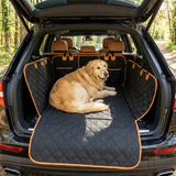 Pawtastic | Dog Rear Car Seat Extender and Travel Hammock with Storage