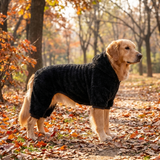 Bunny Magic Dog Fleece Jumpsuit lifestyle 1