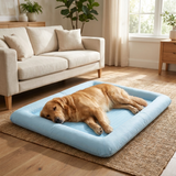 Furtail | Dog Cooling Bed with 4 Bolsters Breathable and Washable